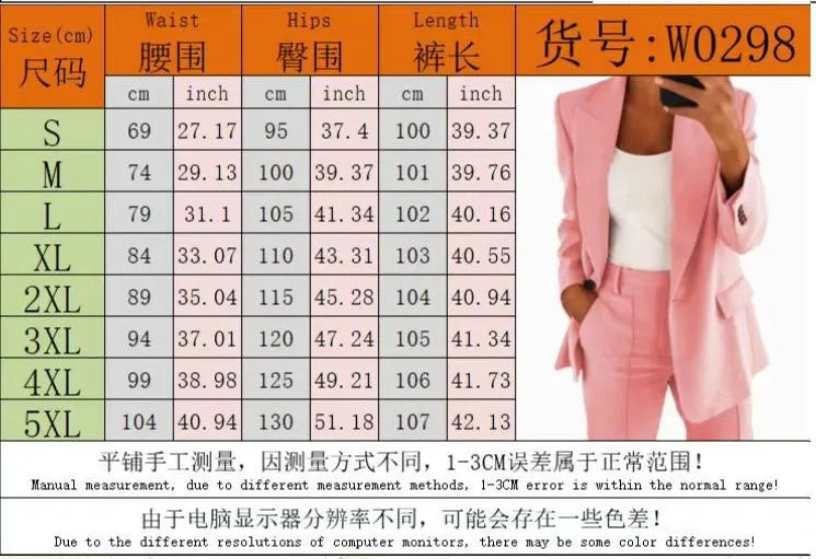 Completo Donna 2 Pezzi – Blazer e Pantaloni
