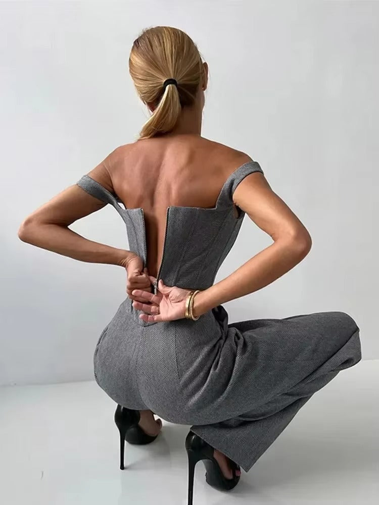 Tuta Tailleur “Charme Urbano” – 3 Pezzi Eleganza Solida